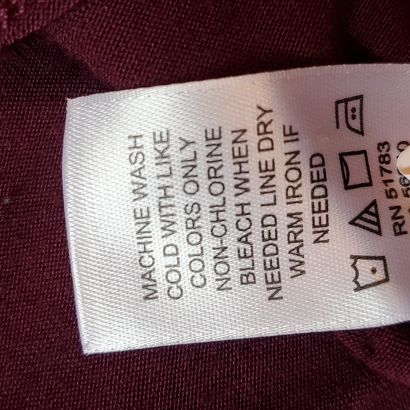 Maurices plum colored blouse size 3X - Picture 9 of 11